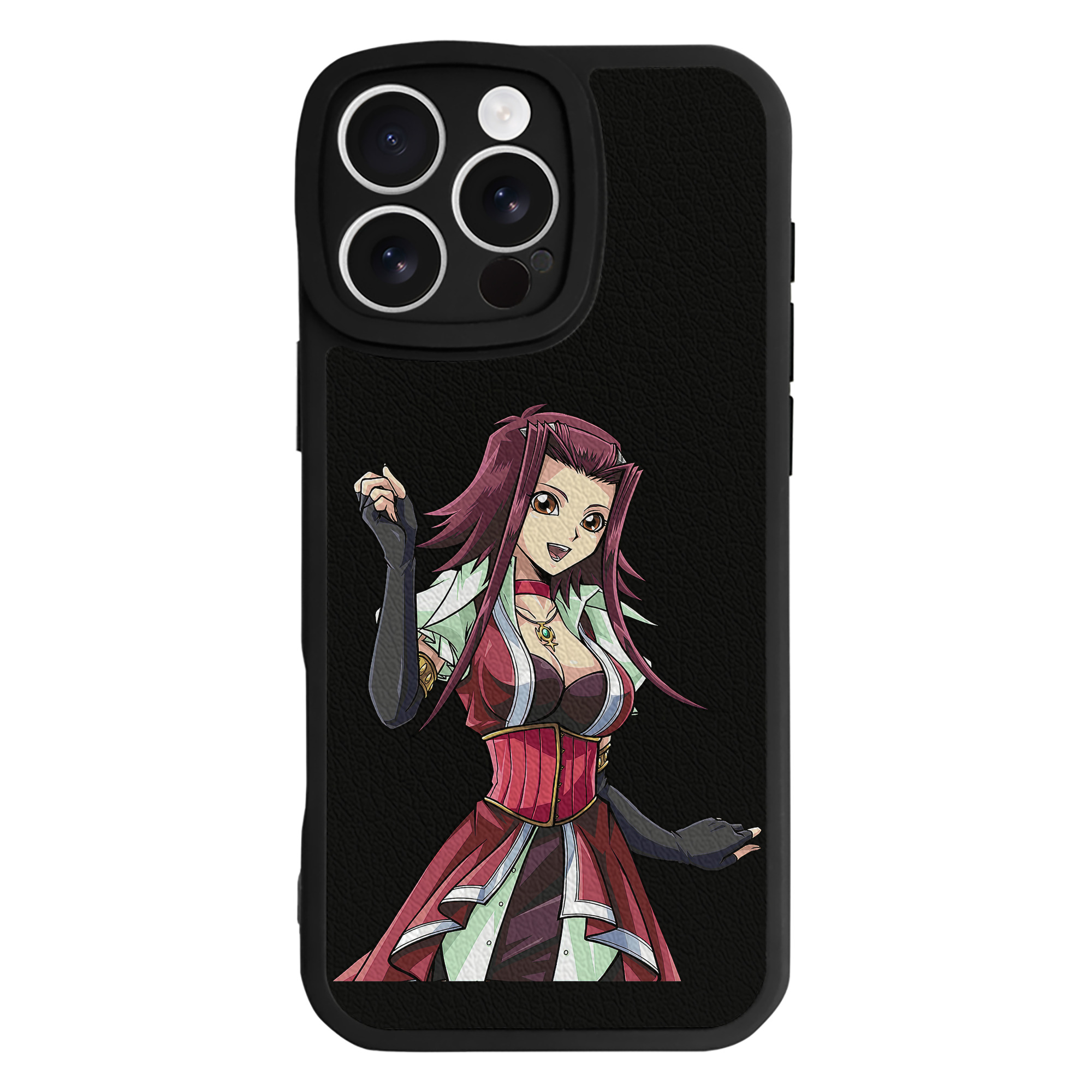 （画像用） 遊☆戯☆王 Yu-Gi-Oh! 【iPhone 16シリーズ対応】シリコンスマホケース（レザー調） 材質：シリコン